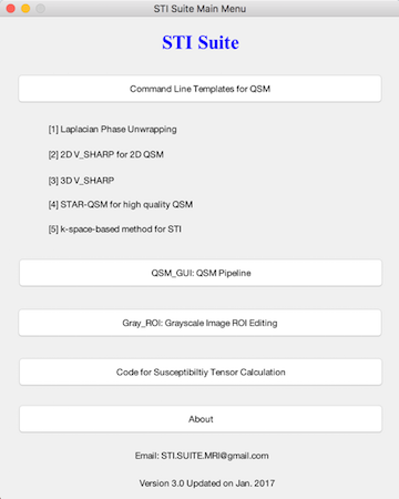 STI Suite GUI